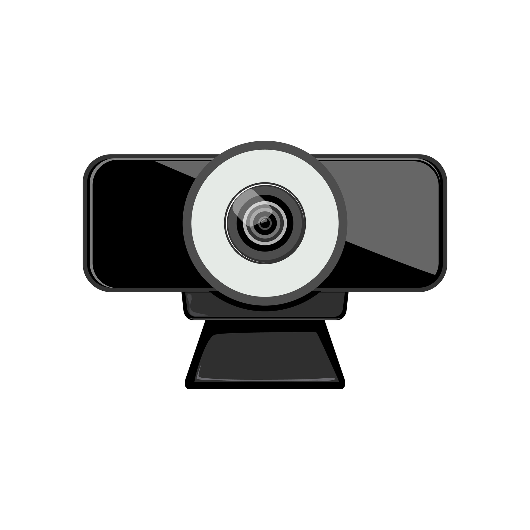 business web camera cartoon. computer cam, cam technology business web camera sign. isolated symbol vector illustration